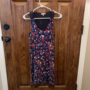 Delias floral tank top dress small